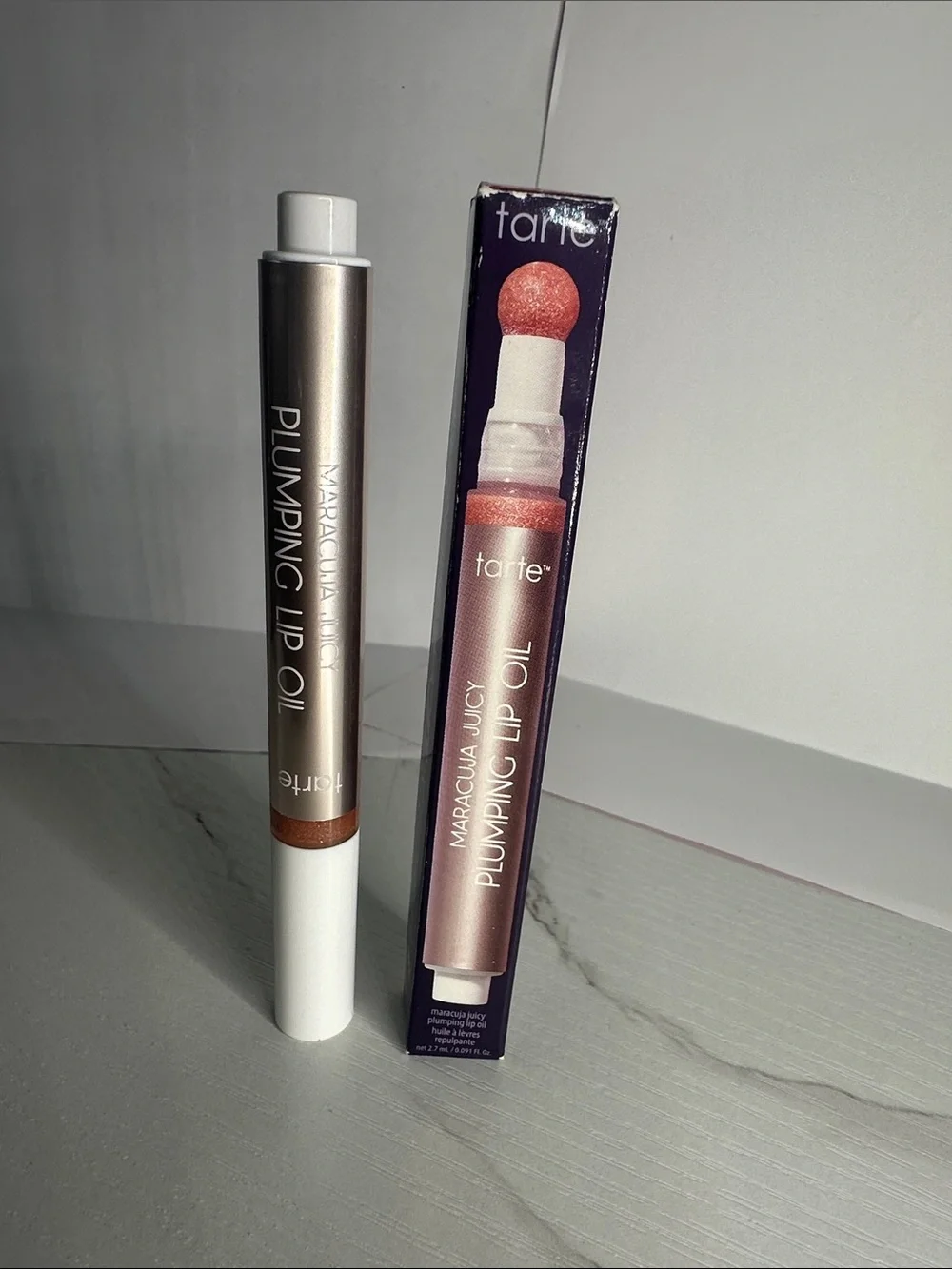 tarte Plumping Lip Oil — Shimmery Rose Bronze